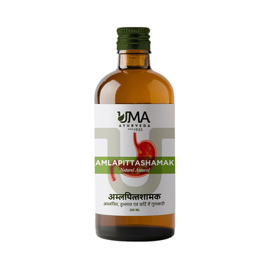 Uma Ayurveda Amlapittashamak Antacid Syrup | Ayurvedic Syrup For Gastric Digestion, Acidity And Gas