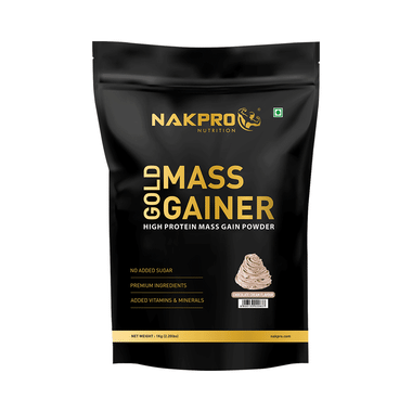 Nakpro Nutrition Gold Mass Gainer Powder Chocolate Cream