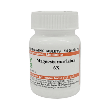 Dr Willmar Schwabe India Magnesia Muriatica Trituration Tablet 6X