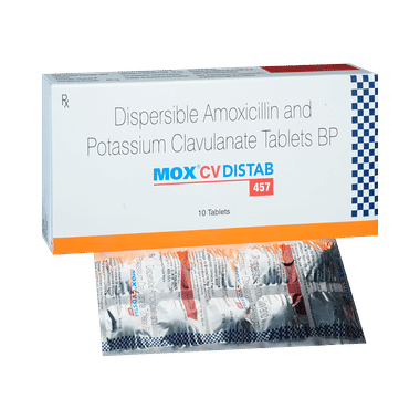 Mox CV 400mg/57mg Tablet DT