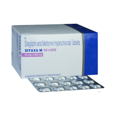 Sitaxa M 50mg/500mg Tablet