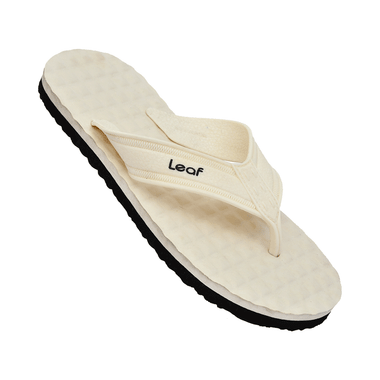 Leaf Footwear Cloud Comfort Orthopaedic Slippers White Black 10