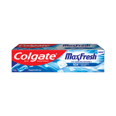 Colgate Maxfresh Peppermint Ice Blue Gel Toothpaste