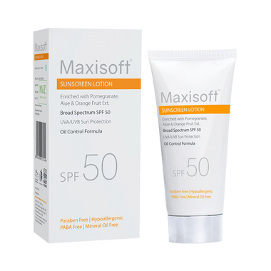 Maxisoft Sunscreen Lotion (50ml Each) SPF 50