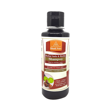 Khadi Pure Herbal Amla & Reetha Shampoo