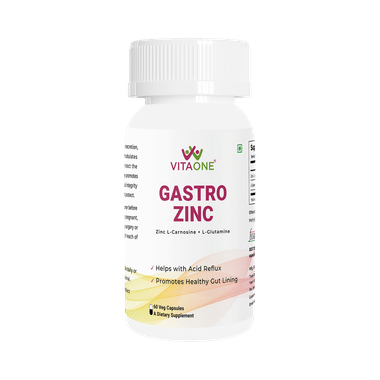 Vitaone Gastro Zinc Carnosine Veg Capsule