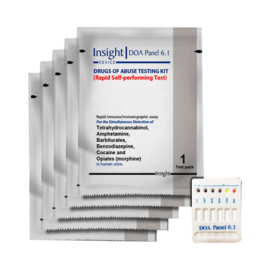 Insight DOA 6 Panel Urine Drug Test Kit