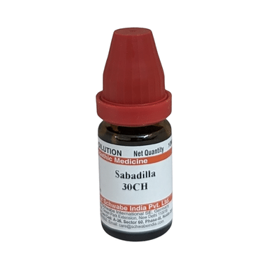 Dr Willmar Schwabe India Sabadilla Dilution 30 CH