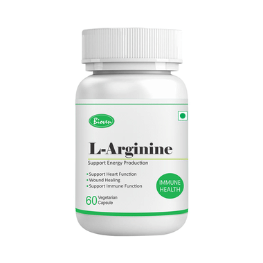 Bioven L-Arginine 500mg Vegetarian Capsule