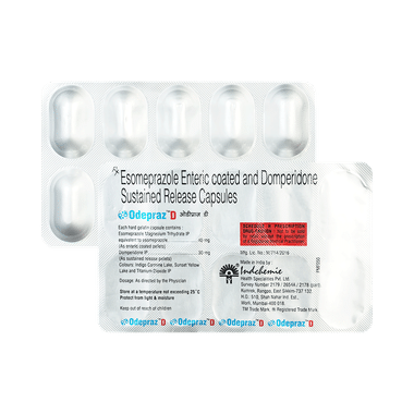 Odepraz D 30mg/40mg Capsule SR