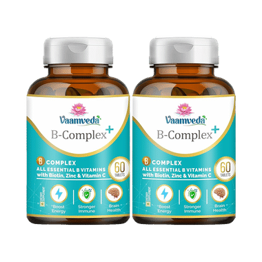 Vaamveda Vitamin B Complex Tablet Supplement (60 Each)