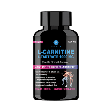 Glowsik L-Carnitine L-Tartrate 1000mg Capsule