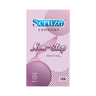 Scruze Condom Extra Dotted Non Stop