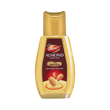 Dabur Almond Hair Oil With Soya Protein & Vitamin E | For Damage Free Hair