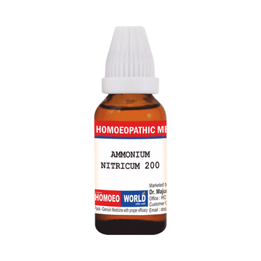 Dr. Majumder Homeo World Ammonium Nitricum Dilution(30ml Each) 200