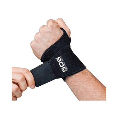 Bos Medicare Surgical Wrist Brace With Thumb Support Small Black