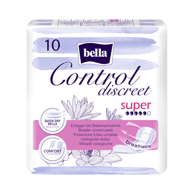 Bella Control Discreet Bladder Control Pads Super