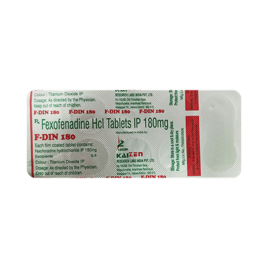 एफ डिन 180mg टैबलेट