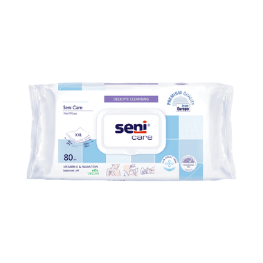 Seni Care Wet Wipes With Vitamin E & Allantoin | Ph-Balanced