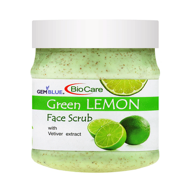 Gemblue Biocare Green Lemon Face Scrub