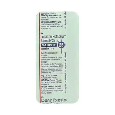 Sarpot 25mg Tablet