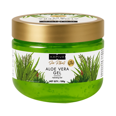 Kapiva Aloe Vera Gel | Face & Hair | Hydrating, Moisturizing, Soothing| Multipurpose