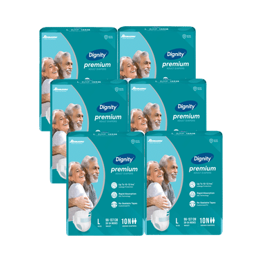 Dignity Premium Adult Diaper (10 Each) Large
