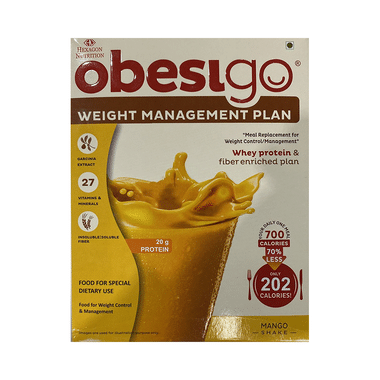 Obesigo Whey Protein 50gm Sachet Mango Shake