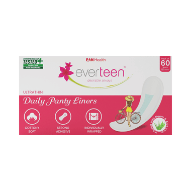 Everteen Ultrathin Daily Panty Liners With Aleo Vera For Women 180mm