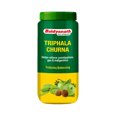 Baidyanath Triphala Churn | Ayurvedic Powder For Digestion, Constipation & Detox