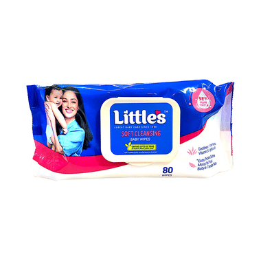Little's Soft Cleansing Baby Wipes with Lid