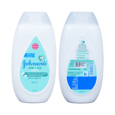 Johnson's Baby Milk + Rice Lotion