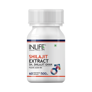 Inlife Shilajit Extract 500mg Capsule
