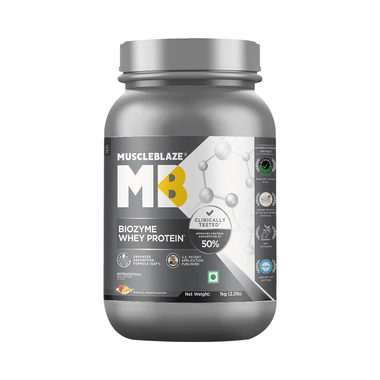 MuscleBlaze Flavour | Biozyme Whey Protein | Powder For Muscle Gain | Improves Protein Absorption By 50% Magical Mango