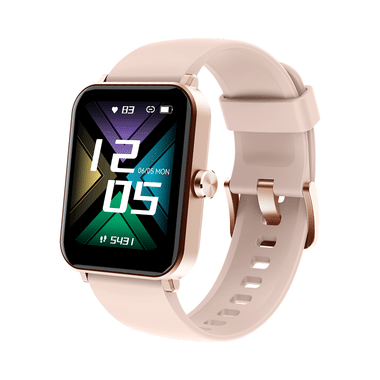 GOQii IP68 Vital MAX SpO2 1.69 HD Full Touch Smart Watch With 3 Months Health & Personal Coaching Pink