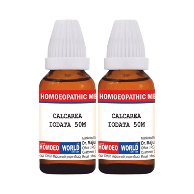 Dr. Majumder Homeo World Calcarea Iodata Dilution(30ml Each) 50M