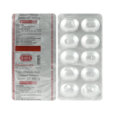 Myotec S 360mg Tablet