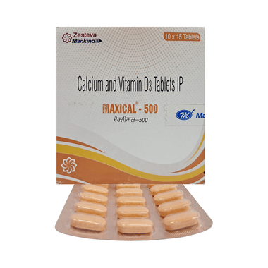 Maxical 500 Tablet For Bone, Joint and Muscle Care