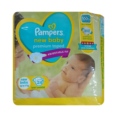 Pampers New Baby Premium Taped Diaper