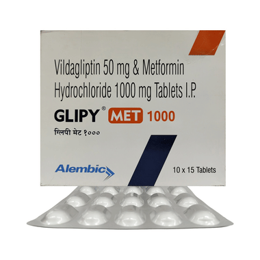 Glipy Met 1000 Tablet