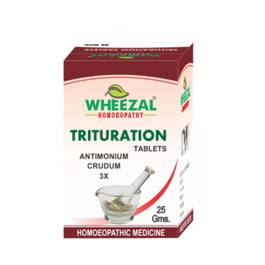 Wheezal Antimonium Crudum Trituration Tablet 3X
