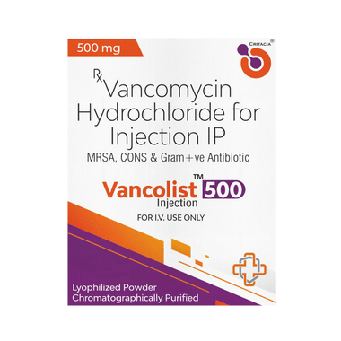Vancolist 500 Injection