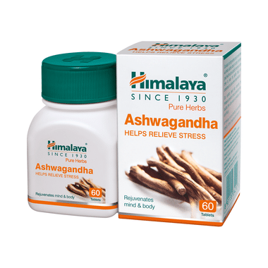 Himalaya Wellness Himalaya Ashwagandha Tablet | Stress Relief Supplement | Rejuvenates Mind & Body