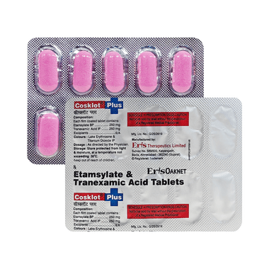 Cosklot Plus 250mg/250mg Tablet