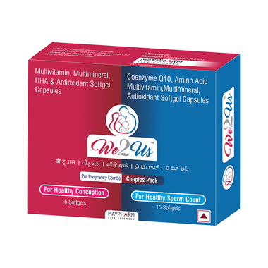 We2Us Pre Pregnancy Combo Couples Pack