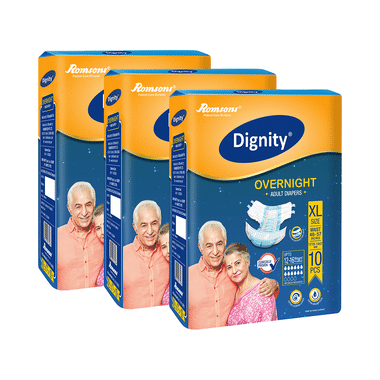 Dignity Overnight Adult Diaper (10 Each) XL