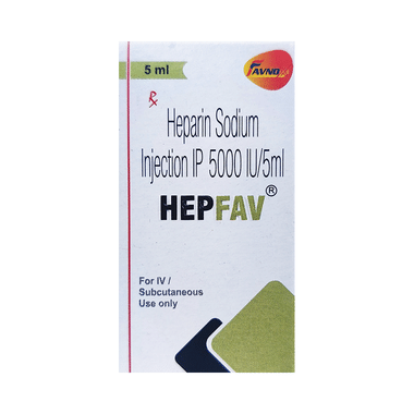 Hepfav 5000IU Injection