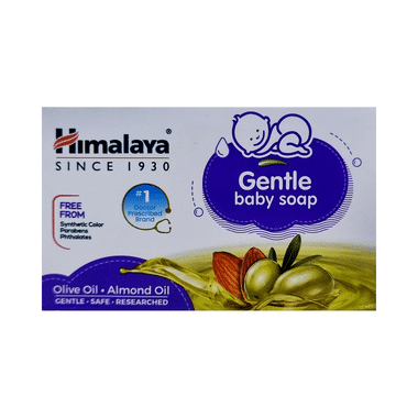 Himalaya Gentle Baby Soap for Normal Skin | Cleanses Baby's Skin | Paraben-Free