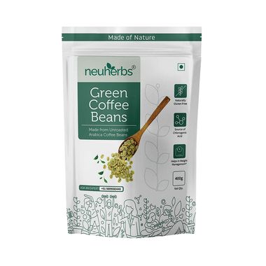 Neuherbs Unroasted Arabica Green Coffee For Weight Management | Gluten Free Beans