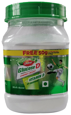 Dabur Glucose D 450gm + 50gm Free Powder